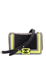 CHANEL Pre-Owned petit sac porté épaule Fluo Boy (2016) - Noir