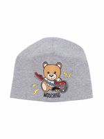 Moschino Kids bonnet à imprimé Teddy Bear - Gris - thumbnail