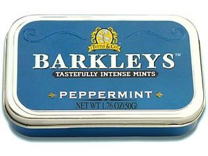 Barkleys Barkleys Tin Peppermint 50 Gram