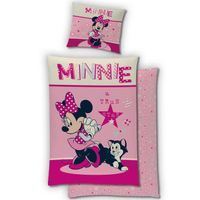 Flanellen Dekbedovertrek Minnie Mouse - thumbnail