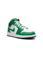 Jordan Kids "baskets Air Jordan 1 Mid ""Lucky Green""" - Blanc - thumbnail