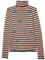 Gucci Kids pull rayé à manches longues - Orange - thumbnail