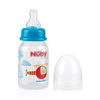 Nuby Fles met slow flow speen 120ml (1 st) - thumbnail