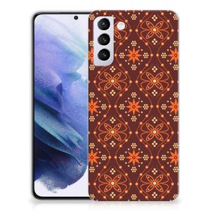 Samsung Galaxy S21 Plus TPU bumper Batik Brown