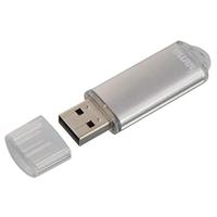 Hama 128 GB USB-stick, USB 2.0, gegevensoverdracht (15 MB/s gegevensoverdracht, USB-stick met oog voor bevestiging aan sleutelring, geheugenstick, geheugenstick met afsluitdop, bijv. voor