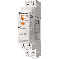 Finder 14618230P000 Serie 14 Modulari-timer 16 A, 1 contact, 16 A, 230 V, AC, 50/60Hz, standaard, multifunctioneel, 3 klemmen