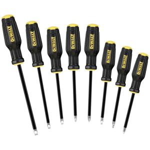 DEWALT Schroevendraaierset Universeel 8-delig Plat, PH, PZ