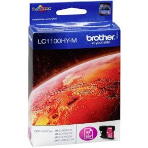 Brother LC-1100HYM Ink Cartridge inktcartridge 1 stuk(s) Origineel Magenta