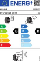 Kumho Es31 195/60 R15 88H KU1956015HES31 - thumbnail