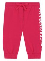 Dolce & Gabbana Kids pantalon de jogging à logo imprimé - Rouge