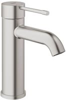 Grohe Essence New S-size Wastafelmengkraan zonder waste Supersteel - thumbnail