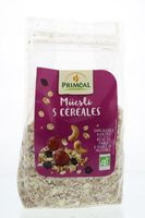 Primeal Muesli met 5 granen bio (500 gr)