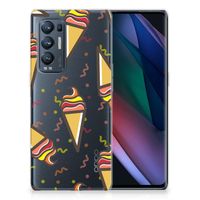 OPPO Find X3 Neo Siliconen Case Icecream