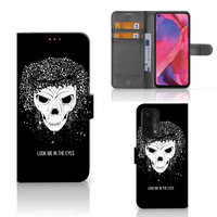 Telefoonhoesje met Naam OPPO A54 5G | A74 5G | A93 5G Skull Hair - thumbnail