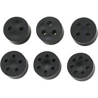 TRU Components TC-10820776 TC-MH18-2D203 Rubberen afdichtingen, M20, 2 x 3,0-4,1 mm, zwart, 50 stuks