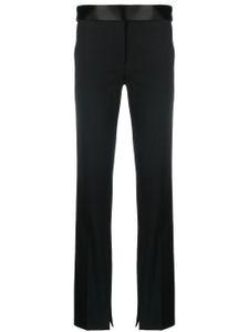 Stella McCartney pantalon à taille satinée - Noir