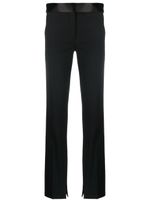 Stella McCartney pantalon à taille satinée - Noir