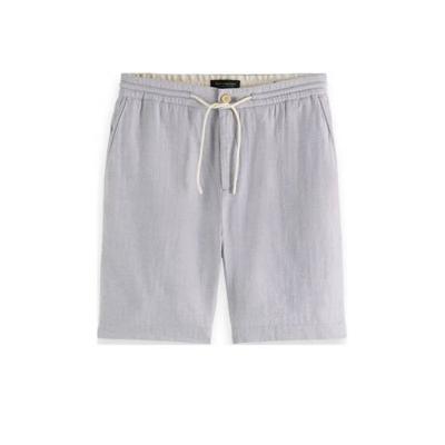 Scotch & Soda regular fit chino short met biologisch katoen lichtgrijs Scotch & Soda regular fit chino short met biologisch katoen lichtgrijs