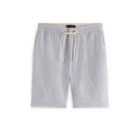 Scotch & Soda regular fit chino short met biologisch katoen lichtgrijs