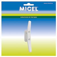 MICEL - 92572 sjorklem voor geleideluifel of kap, wit, 18 x 20 x 102 mm