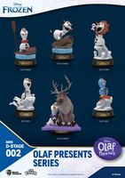 Frozen Mini Diorama Stage Statues 6-pack Olaf Presents 12 cm - thumbnail