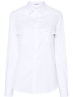 Ermanno Scervino chemise en coton à manches longues - Blanc