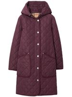 Burberry doudoune à capuche - Violet - thumbnail