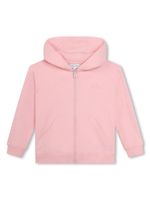 Marc Jacobs Kids hoodie à logo embossé - Rose