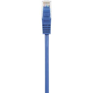 Renkforce RF-5044022 RJ45 Netwerkkabel, patchkabel CAT 5e U/UTP 2.00 m Blauw Snagless, Halogeenvrij 1 stuk(s)