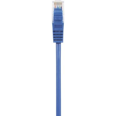 Renkforce RF-5044022 RJ45 Netwerkkabel, patchkabel CAT 5e U/UTP 2.00 m Blauw Snagless, Halogeenvrij 1 stuk(s)