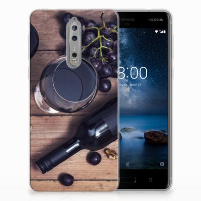 Nokia 8 Siliconen Case Wijn Nokia 8 Siliconen Case Wijn