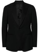 Lardini blazer boutonné à détails en lurex - Noir