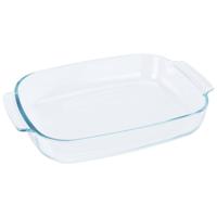 Excellent Houseware Ovenschaal van glas - ovaal - 3.8 Liter - 38 x 25 x 6,5 cm- vaatwasser bestendig - Ovenschalen - thumbnail