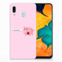 Samsung Galaxy A30 Telefoonhoesje met Naam Pig Mud