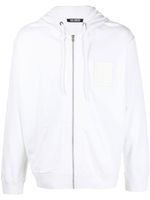 Raf Simons hoodie zippé à patch logo - Blanc - thumbnail