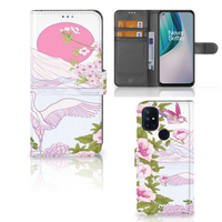 OnePlus Nord N10 Telefoonhoesje met Pasjes Bird Standing