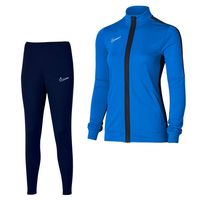 Nike Dri-FIT Academy 23 Full-Zip Trainingspak Dames Blauw Donkerblauw Wit - thumbnail