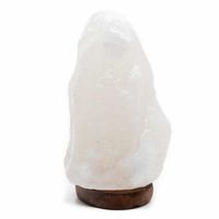 Himalaya Zoutlamp Wit (1-2 kg) ca. 15 x 11 x 9 cm - thumbnail