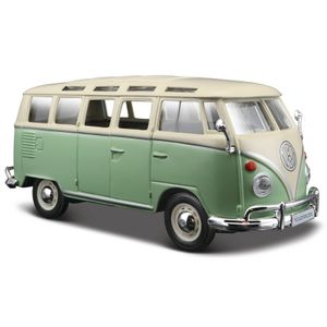 Schaalmodel Volkswagen Samba groen 1:24   -