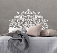 Mandala yoga hoofdeinde sticker - thumbnail