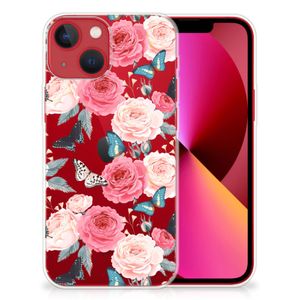 Apple iPhone 13 TPU Case Butterfly Roses