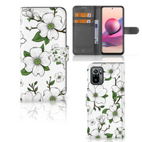 Xiaomi Redmi Note 10S | 10 4G | Poco M5s Hoesje Dogwood Flowers - thumbnail