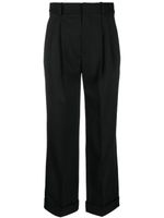 Saint Laurent pantalon de tailleur en laine - Noir