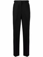 MSGM pantalon de tailleur à coupe droite - Noir