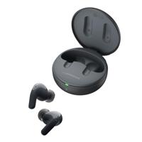 LG TONE Free DT90Q In-Ear Bluetooth hoofdtelefoon met Dolby Atmos-geluid, MERIDIAN-technologie, ANC (Active Noise Cancellation), Uvnano & IPX4-spatwaterdicht, zwart