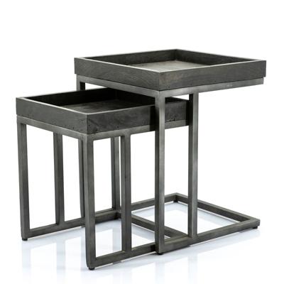 By Boo bijzettafel set van 2 blain 50 x 40 x 40 By Boo bijzettafel set van 2 blain 50 x 40 x 40