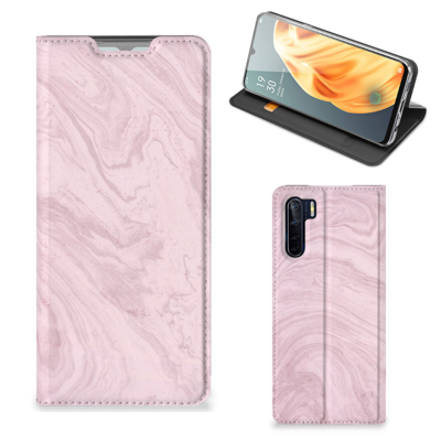 OPPO Reno3 | A91 Standcase Marble Pink - Origineel Cadeau Vriendin OPPO Reno3 | A91 Standcase Marble Pink - Origineel Cadeau Vriendin
