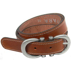 Leren Kampara riem Cuba 30505 Cognac