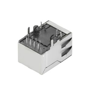 Weidmüller RJ45C5 T1D 3.2E4G/Y TY RJ45-aansluitstekker CAT 5 2562820000 Bus, inbouw horizontaal Aantal polen 12 Zilver, Zwart 140 stuk(s)