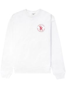 Sporty & Rich sweat en coton à patch logo - Blanc